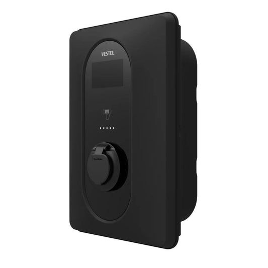 Vestel Libra smart workplace EV charger 7.4kW with MID meter, EM smart app & emPACT back office