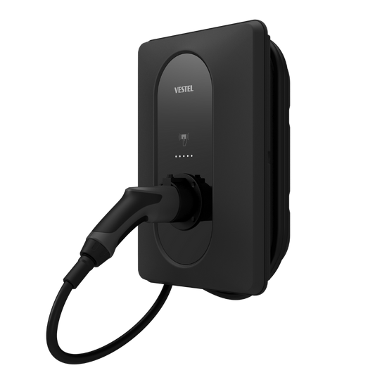 Vestel Libra 7.4kW smart home EV charger tethered (Single Phase, Type 2 Socket)